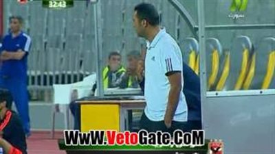 مؤمن زكريا يتقدم بهدف الأهلي الثاني أمام سموحة