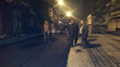 رفع كفاءة شارع المحروسة الموازي لأحمد عرابي (صور)