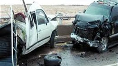 إصابة 11 شخصا بحادث تصادم سيارتين في القليوبية