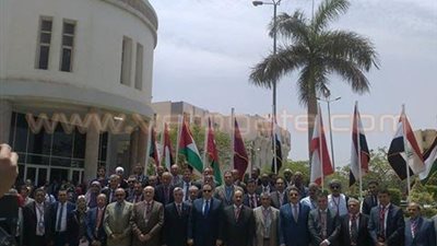 بالصور.. محافظ الفيوم يفتتح ملتقى التدريب التبادلي للطلاب العرب