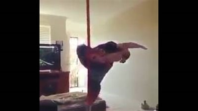 فتاة بدينة تستعرض رشاقتها في الرقص (فيديو)