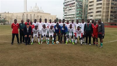 جرين بافالوز الزامبي يواصل تدريباته استعدادا للمصري (صور)