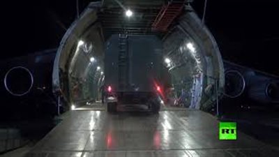 لقطات جديدة لنقل الصواريخ الروسية «إس 300» إلى سوريا (فيديو)