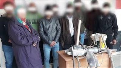 لحظة ضبط 13 متهما بالتنقيب عن الآثار بالوايلي والخليفة (فيديو)