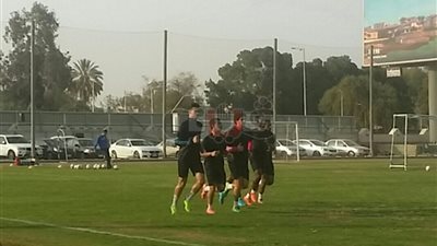 عباس أميدو يظهر في تدريبات الإنتاج الحربي بعد فترة انقطاع