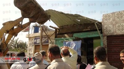 الأمن يواصل إزالة التعديات على الأراضي الزراعية بطوخ