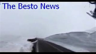 بالفيديو والصور.. متزلج يسقط بوجهه على الجليد في ضربة موجعة