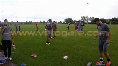 بالصور.. مران الأهلي الأول بالعاصمة المالية بماكو