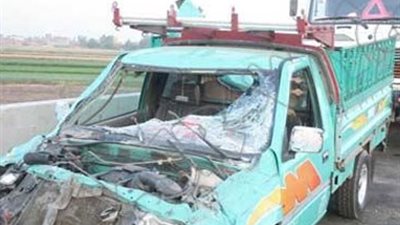 إصابة شخصين في انقلاب سيارة ربع نقل بشمال سيناء