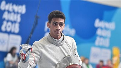 مازن العربي يحقق برونزية السلاح في أولمبياد الشباب