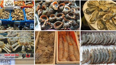 تباين أسعار الأسماك بسوق العبور