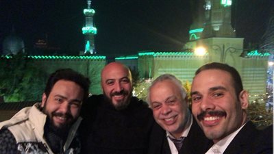 أشرف زكي ومجدي الهواري في الليلة الختامية لمولد السيدة نفيسة (فيديو)