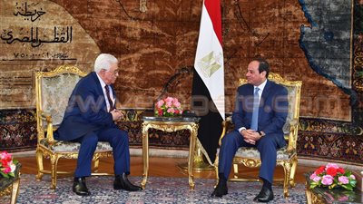 تفاصيل القمة المصرية الفلسطينية.. السيسي و«أبومازن» يبحثان عقد مؤتمر دولي لإنهاء الاحتلال وإقامة دولة فلسطين.. يناقشان سبل وقف الممارسات الإسرائيلية.. ويؤكدان على أهمية وضع حد للاستيطان