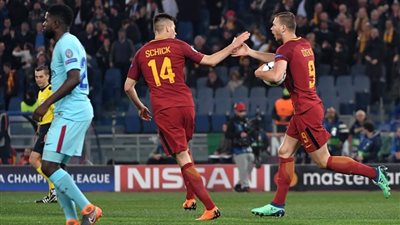 روما يحقق مفأجاة مدوية بالصعود على حساب برشلونة 0/3 (فيديو)