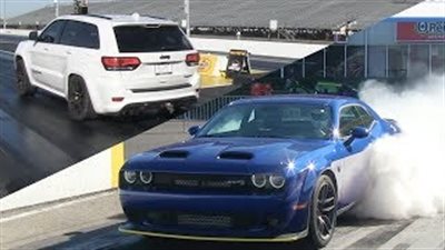 سيارة هيلكات Redeye تسابق ديمون (فيديو)