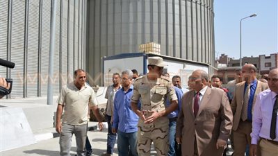 بالصور.. محافظ الدقهلية: افتتاح صومعة ميت غمر 23 مايو