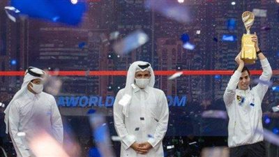 علي فرج يفوز ببطولة قطر كلاسيك الدولية للإسكواش