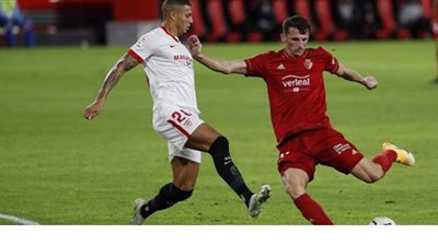 إشبيلية يفوز على أوساسونا 0/1 في الليجا