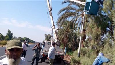 حملة صيانة وتجميل بقرى مركز أرمنت بالأقصر