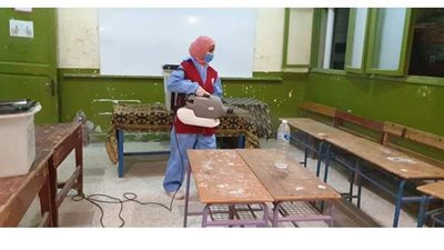 استمرار تطهير وتعقيم لجان انتخابات النواب بشمال سيناء | صور