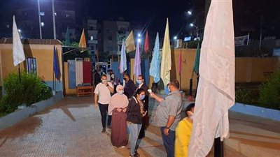 توافد  الناخبين على عمليات التصويت بالدائرة الأولى في بورسعيد | صور