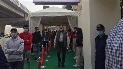 طوابير من الناخبين أمام لجنة الجامعة العمالية بمدينة نصر | فيديو وصور