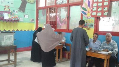 إقبال المواطنين على لجان انتخابات النواب في الخصوص