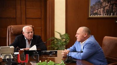 محافظ بورسعيد يستقبل المهندس  هاني أبو ريدة