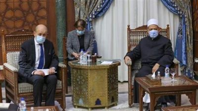 9 رسائل نارية من شيخ الأزهر لوزير الخارجية الفرنسي