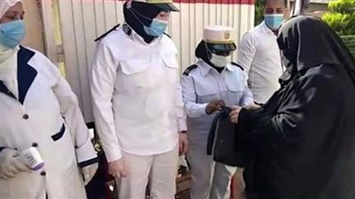 عناصر الشرطة النسائية ينتشرون أمام لجان انتخابات مجلس النواب | فيديو