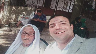 عمره 95 عاما.. أكبر ناخب في مركز القناطر يدلي بصوته
