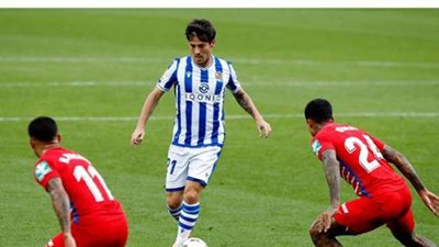 ريال سوسيداد يفوز على غرناطة 0/2 ويتمسك بصدارة الليجا