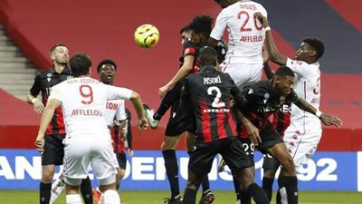 موناكو يفوز على نيس 1/2 في الدوري الفرنسي