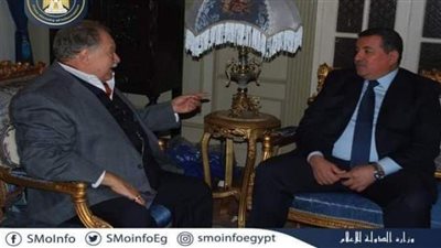 أسامة هيكل يزور موقع تصوير مسلسل نجيب زاهي زركش بمدينة الإنتاج الإعلامي