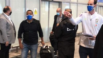 بعثة منتخب البرازيل الأوليمبي تصل مطار القاهرة للمشاركة في الدورة الثلاثية