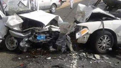 مصرع وإصابة ١٦ شخصا بحادث تصادم بين 3 سيارات في أسيوط