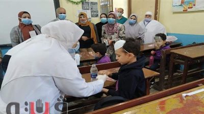 انطلاق الحملة القومية لمكافحة الطفيليات المعوية بالغربية