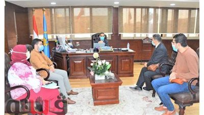 محافظ الغربية يستقبل وفد  التخطيط ويبحث إنشاء مراكز تكنولوجية إضافية