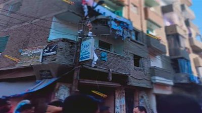 مصرع طفل وإصابة والدته في انهيار شرفة منزل  تصادف مرورهما أسفلها بالغربية