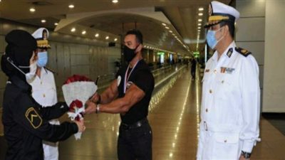 ضابط شرطة يحصل على  الميدالية البرونزية في بطولة العالم لكمال الأجسام