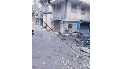 انهيار شرفة عقار بالعجمي في الإسكندرية