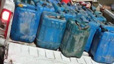 ضبط ٥٠٠ لتر بنزين قبل تهريبها للسوق السوداء بالفيوم