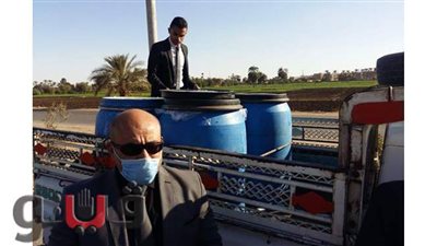 التحفظ على طني ألبان بمركز مطاي في المنيا