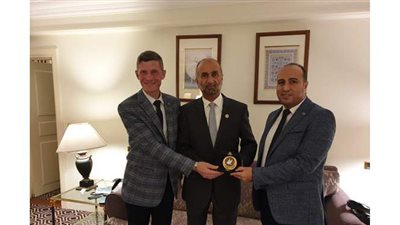 الجروان يبحث مع ممثلي المركز العربي الأوروبي لحقوق الانسان أطر التعاون المشترك