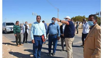 محافظ الوادي الجديد : زراعة ١٦٠٠ شجرة ماهوجني بمحيط مجمع المصالح الحكومية