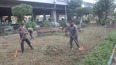 أعمال توسع بالبر الغربي لترعة المريوطية ورفع كفاءة شوارع أحياء الجيزة | صور