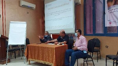 بنها الصحية تستضيف حملة التوعية بمرض الحصبة