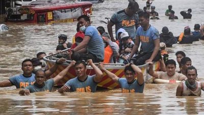 ارتفاع عدد ضحايا الإعصار فامكو بالفلبين إلى 26 قتيلا وعشرات المصابين والمفقودين