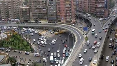 الحالة المرورية بشوارع القاهرة اليوم الجمعة من خلال 