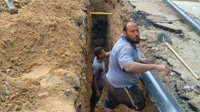 القناة لمياه الشرب: الانتهاء من الإصلاحات بمنطقة الهبوط الأرضي بالإسماعيلية
